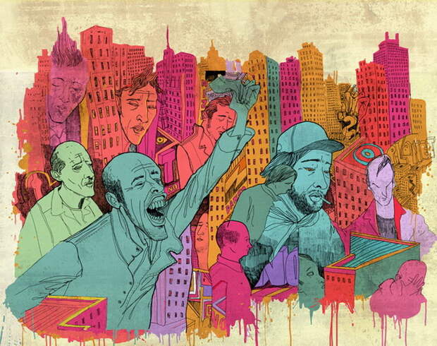 Сатирические иллюстрации Steve Cutts Сатирические иллюстрации Steve Cutts