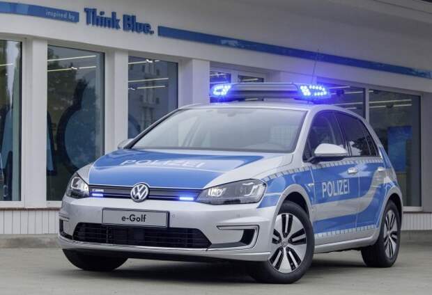 Представлен электрический Volkswagen Golf для полиции