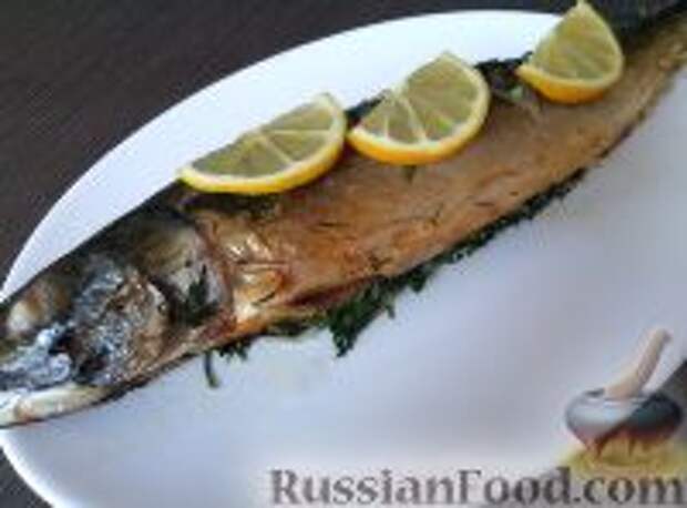 Фото к рецепту: Запеченная скумбрия