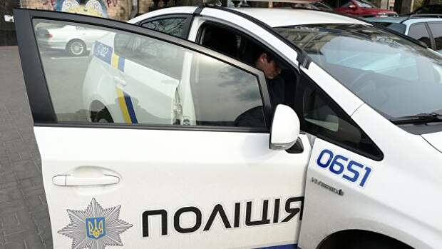 Автомобиль полиции в Киеве