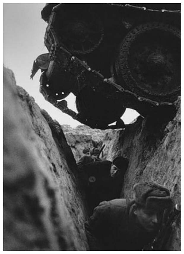 Обкатка пехоты танками на Курской дуге. 1943 год детали, интересное, исторические, удивительное, фотографии