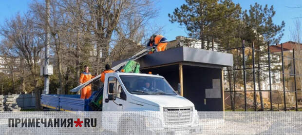 В Евпатории ликвидировали незаконный торговый павильон