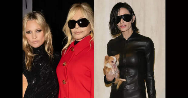 Неделя моды в Милане: Деми Мур в новом образе, Рената Литвинова с дочерью, Арина Соболенко и Кейт Мосс на показе Gucci