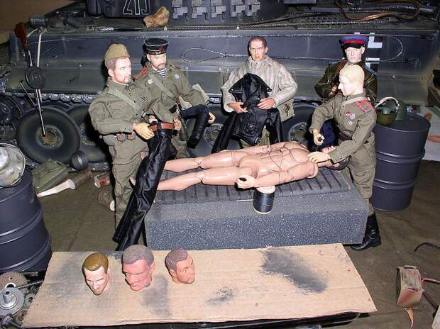 куклы, миниатюра, терминатор