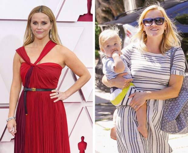 Звёзды, которые выглядят круто под софитами, но еще привлекательнее смотрятся в роли заботливых родителей