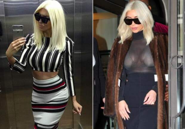 Никакой индивидуальности 10 невероятно похожих двойников Ким Кардашьян