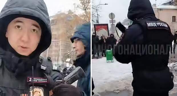 «Там идет намаз - для вас прохода нет». Полиция в Москве не пустила местную жительницу, идущую в кафе