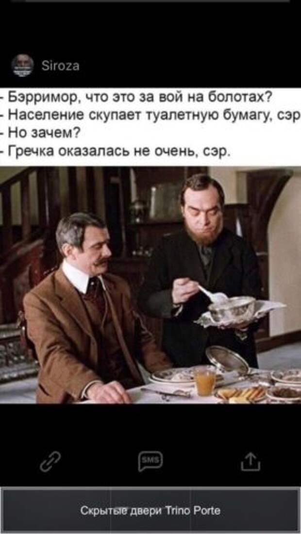 ТОП главных мемов про гречку и туалетную бумагу из тверских социальных сетей