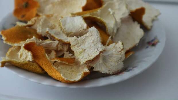 Применение корок от мандаринов и апельсинов в быту