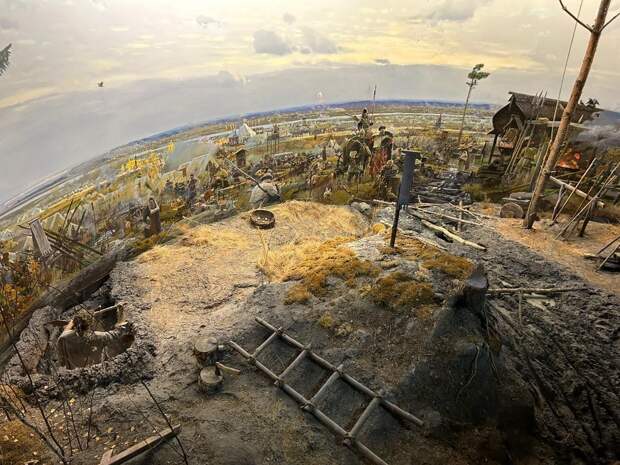 Часть диорамы, реконструирующей стояние на Угре