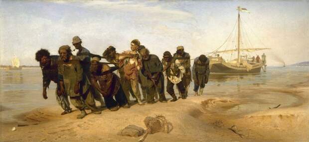 Картинки по запросу barge haulers on the volga repin