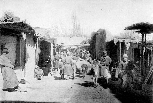 Улицы Кашгара, конец XIX века 