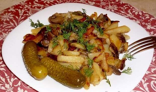 Воскресное: русские особенности жареной картошки еда, жареная картошечка, своими руками, сделай сам