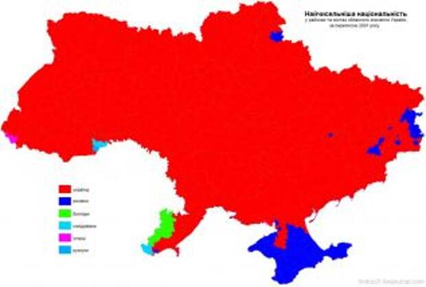 В каких городах Украины больше всего любят Россию?