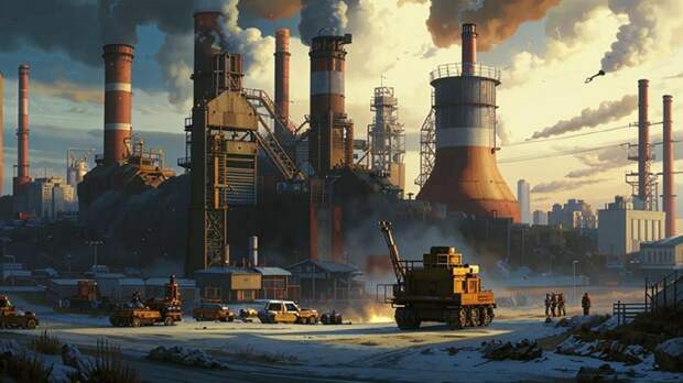 Завод / Изображение сгенерировано с помощью нейросети Kandinsky by Sber AI / amic.ru