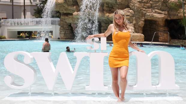 Livvy Olivia Dunne attends at Sports Illustrated Swimsuit release party