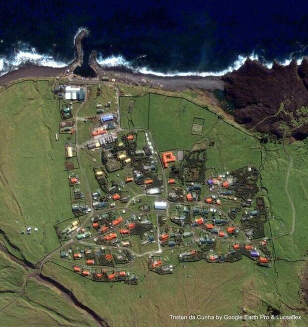 Самый удаленный в мире населенный остров Тристан-да-Кунья