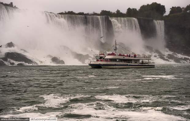 Ниагарский водопад. Вид изнутри Niagaraoutside03 Ниагарский водопад. Вид изнутри
