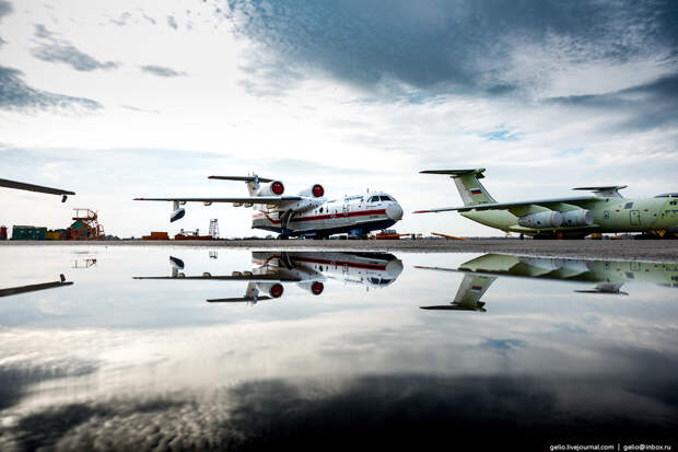 Производство самолётов-амфибий Бе-200ЧС в Таганроге