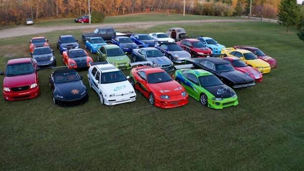 Самая большая в мире коллекция автомобилей "Форсаж"
