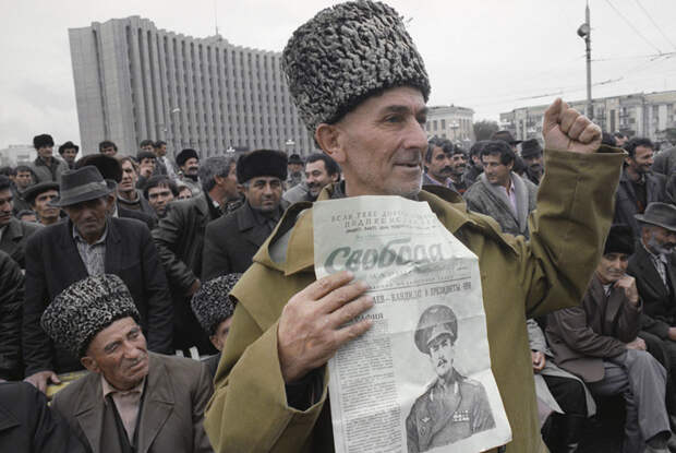 Митинг за независимость Чечни, Грозный, 1 ноября 1991 года