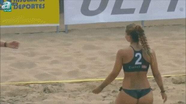 Пляжный волейбол девушки фото сзади курьезы а также