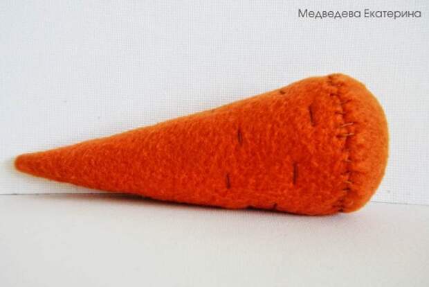 Морковь из флиса 36