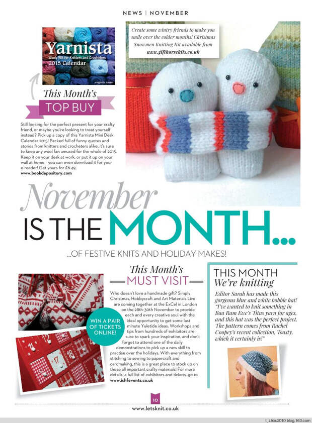 Lets Knit Single Issue №14 Nov 2014 - 紫苏 - 紫苏的博客
