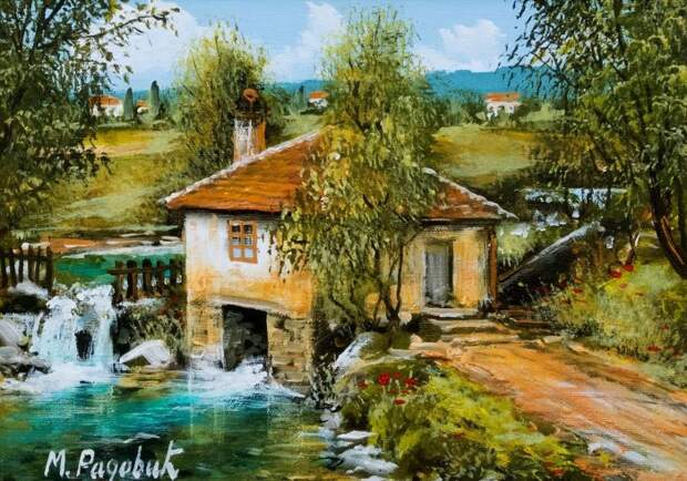 Сербский художник. Miroslav Radovic
