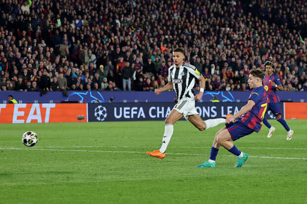 "Барселона" обыграла "Ньюкасл" со счетом 7:2 и вышла в четвертьфинал ЛЧ