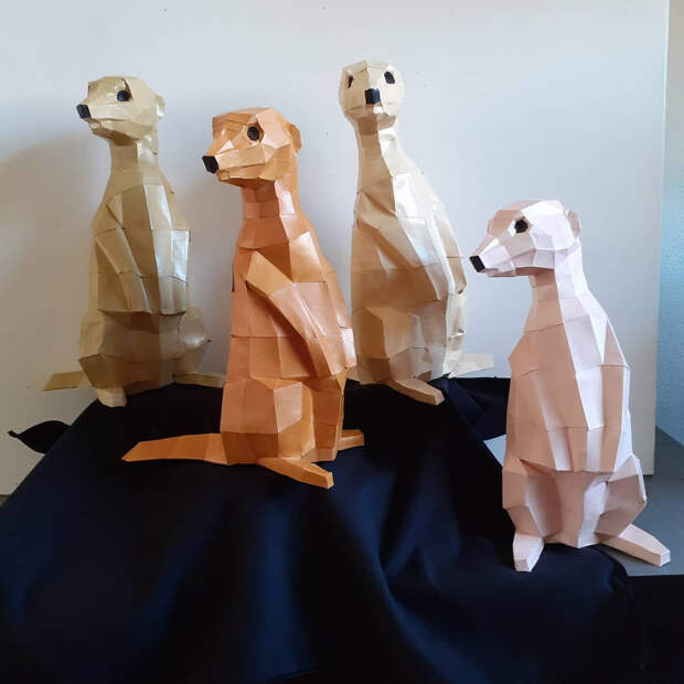 Замысловатое искусство из цветной бумаги от Intuition Paper Art