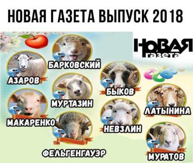 Какие утки выходят из-под копыт баранов из «Новой газеты»