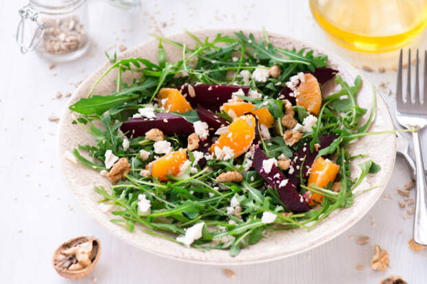 Оригинальный салат. \ Фото: edinstvennaya.ua.