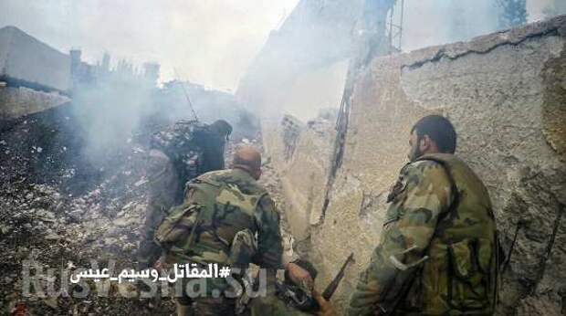 Жестокие городские бои под Дамаском: Армия Сирии освобождает г. Кабун (ФОТО) | Русская весна