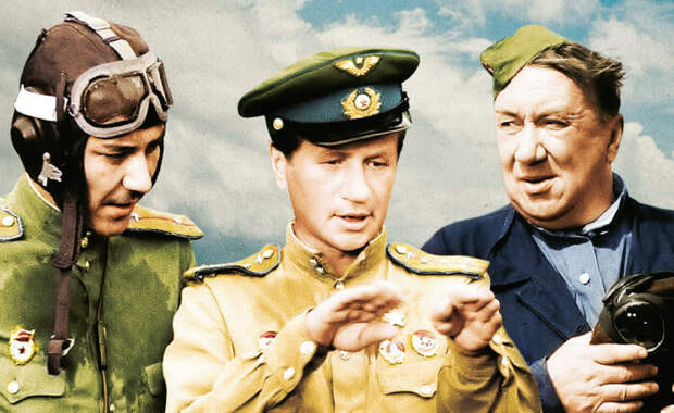 Первую смонтированную версию кинокартины Быков показал летчикам-фронтовикам / Фото: funart.pro