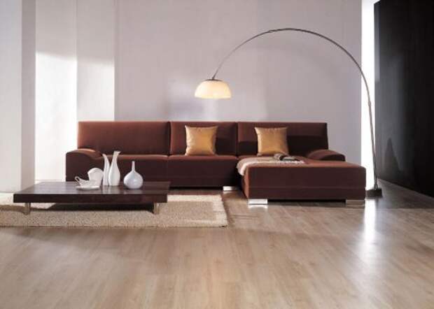 Дизайн интерьера гостиной в коричневых тонах: кофе и шоколад - Domik.net