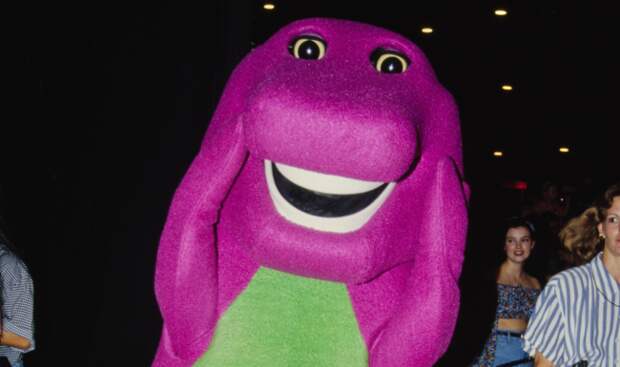 barney dinosaur new look