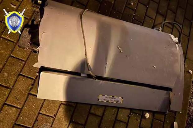 На сбитом над Минском боевом дроне заметили украинские надписи