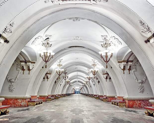Фотограф показал всю роскошь российских станций метро без людей архитектура, метро, фото