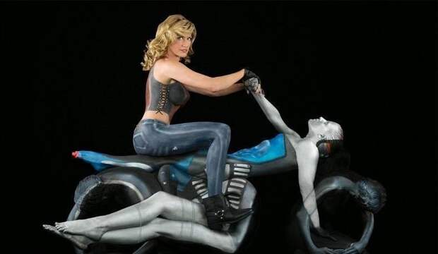 Body art art, body