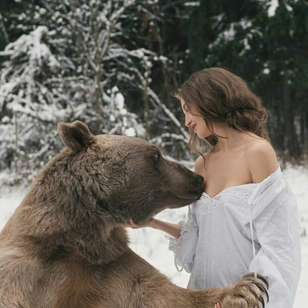 Медведь Степан и его жизнь в русской семье Медведь Степан, животные, медведь
