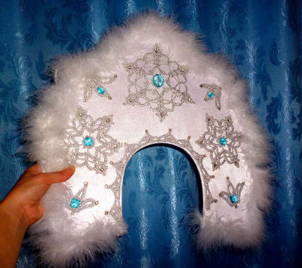 Изумительный handmade: Кокошник для Снегурочки