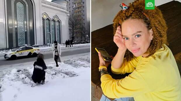 Оголившуюся возле мечети женщину отпустили под подписку