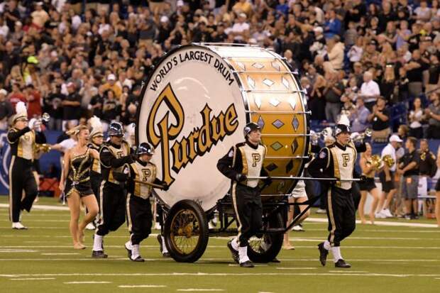 Purdue World's Largest Drum Marching Band Notre Dame