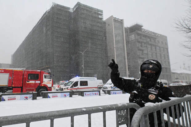 Пожар у «Известия Холл» в центре Москвы. Что известно
