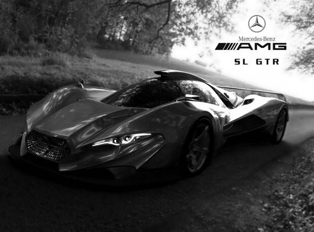 Mercedes-Benz SL GTR AMG Concept с мотором V8 от Nissan GT-R - Новости ...
