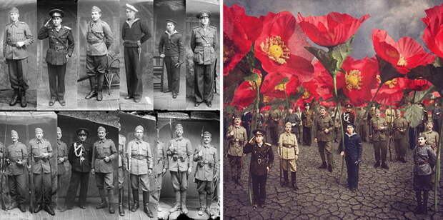 Превращение старых фотографий в удивительные иллюстрации Превращение старых фотографий в удивительные иллюстрации