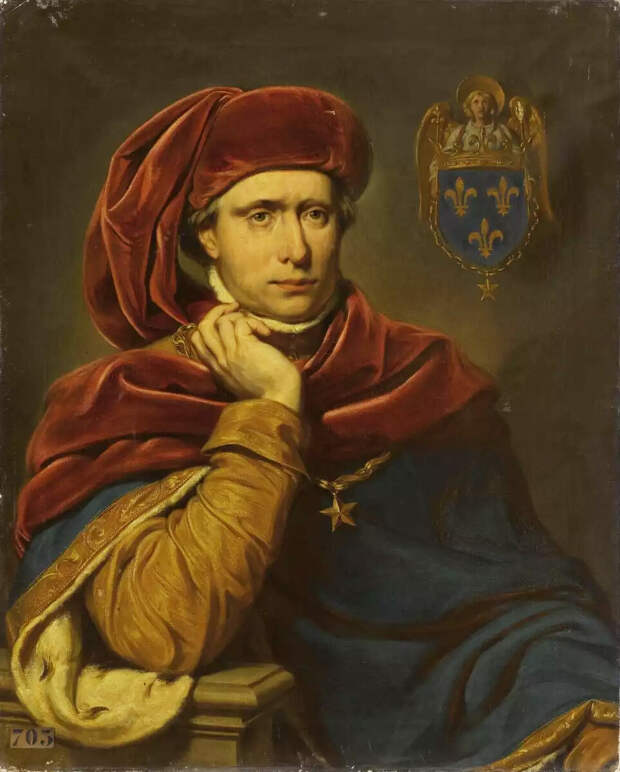 Идеализированный портрет молодого Карла VI. Неизвестный художник, XIX век