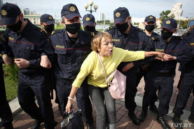 Протесты студентов в Минске 01.09.2020