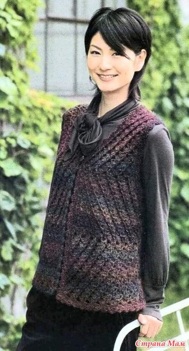 Вязание-крючок-Жилеты и кардиганы